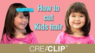 How To Cut Kids Hair- Straight Bangs And Layers For Children