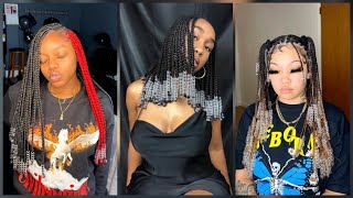 Beaded Braid Compilation | Protective Hairstyles With Beads 2022