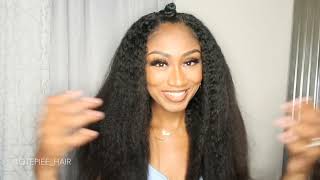 Watch Me Silk Press & Curl This 20" Kinky Straight U-Part | Beauty Forever Hair