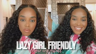 Another One! Lazy Girl Closure Wig Install | Beginner Style | Megaloook Hair