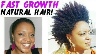 How I Grew My Short Natural Hair Fast! | Length Retention + Hair Growth Tips | The Curly Closet