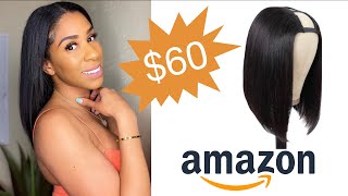 Amazon U-Part Wig $60! Step By Step Tutorial