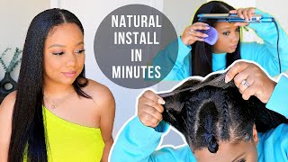 You Have To See This!  Best U-Part Install | Extremely Natural | Nadula Hair