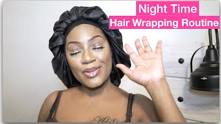 How I Maintain My Relaxed Hair | New Wrap Method