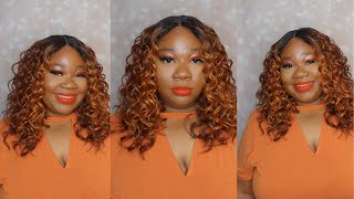 Fall Inspired Curly Lace Front Wig| Hd Lace| Outre Denver