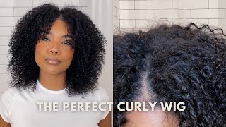 Best Kinky Curly V Part Wig For Summer Super Breathable Ft. Nadula Hair