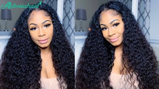 No Glue! No Lace! Quick Leave Out Slay Using A Water Wave U Part Wig | ( Asteria Hair )