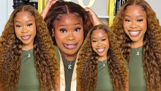 No Need To Bleach Any Knots! Best Highlight Curly Unit Ever! | Nadula Hair