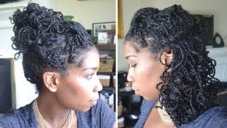 Quick And Easy Party Hairstyles With Mini Twists Natural Hair