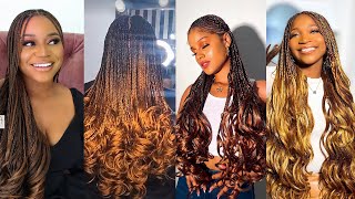 Summer French Curls Braids Compilation 2022