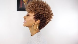 Tapered Cut Hairstyle Using Curlkalon Curls | Install + Cutting Process