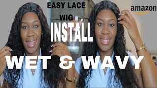Amazon T -Part Lace Wig Install | Beginner Friendly Lace Front Install Ft Hisakus Hair