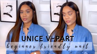 Natural V-Part Wig| Beginner Friendly Install Ft Unice Hair-No Glue No Fuss Undetectable