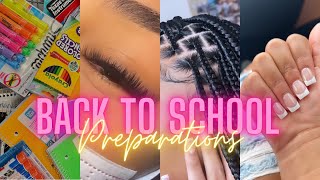 Back To School Preparations|Nails,Hair, Lashes + More