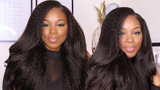 No Heat! Tiny Leave Out| Most Natural Kinky Straight U Part Wig Ft. Alipearl Hair