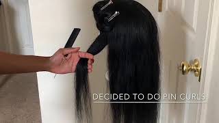 U Part Wig Using Ishow Hair!