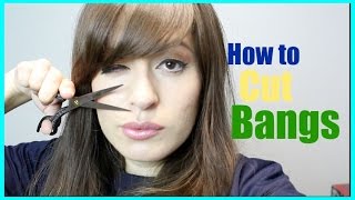 How To Cut Side Swept Bangs At Home