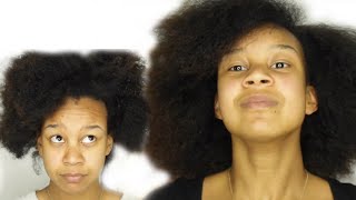 No Heat Blowout On Natural Hair African Threading Technique Tutorial