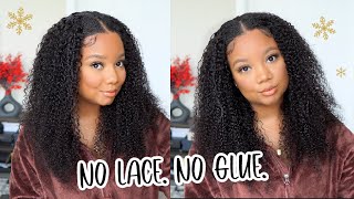 First Time For Everything! | V-Part Kinky Curly Unit On My 4B/4C Hair | Nadula Hair