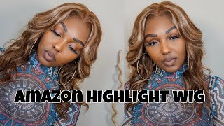 Amazon 5X5 Highlight Closure Wig Ft Unice Hair