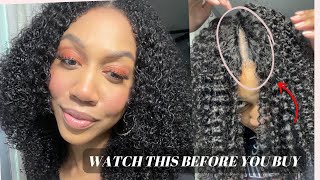Unice Vpart Kinky Curly Wig Review | Beginner Friendly Protective Style | Lovemsliz
