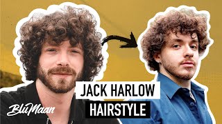 Jack Harlow'S Signature Curly Hairstyle And Tutorial | Barber Cuts | Blumaan