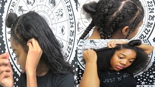 How To Sew In U-Part Wig! - Beginner Friendly