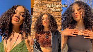 Leilali Tiktok Curly Hairstyles Tutorial Compilation| Babykeledits Videos