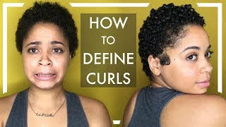 How To Define Curls For Short Natural Hair (Twa)