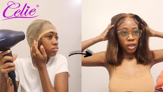 Chocolate Brown Wig Install Ft. Celie Hair | Taniya Anitra