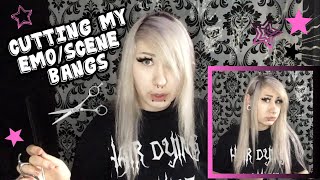 How I Cut My Emo / Scene Bangs Hair | Alyinu