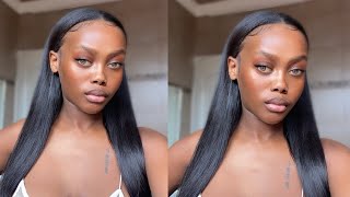 Blend Perfectly With My Natural Hair ! How To Install A U-Part Wig Step By Step!Ft.Wiggins Hair