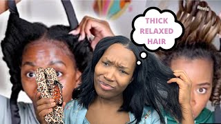 Does This Really Work?! Trying The Viral Hair Curler On Thick #Relaxed Short Hair   Must Watch!!