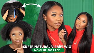 Glueless V Part Wig | Forget A Sew In | No Glue No Lace No Gel| Nadula Hair | Chev B