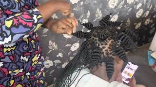 How To Make  One Million Braided Curly /From Down Curly Hairstyles