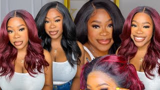 $45 Wig | Outre Melted Hairline Synthetic Hd Lace Front Wig - Dione | Ebonyline