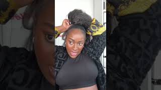 How I Install My Ponytail Using A U-Part