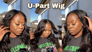 U Part Wig Install On Natural Hair || Unice Hair Amazon || Mwaka Kashinka