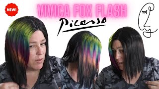 July 2022 New Wig ** 13" Blunt Cut- Vivica Fox Flash In Picasso Wig Review