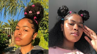  @Cinamoncurls Curly Hairstyles Compilation