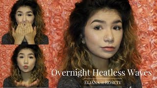 \\Hairstyles For Short Hair// Overnight Waves (French Double Braids)