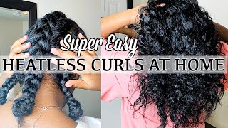 How I Get My Curls With Out Heat | Heatless Curls Natural Hair| Ethiopia Negash Hair Care
