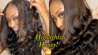 Fall Highlights! 18" Body Wave Upart Wig-Beauty Forever Hair