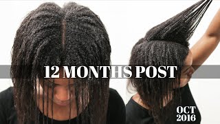 Transitioning To Natural Hair (1 Year Post Relaxer) (Hair Update) (Oct 2016)