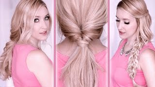 Everyday Hair Tutorial  Last Minute Hairstyles For School  Quick, Easy
