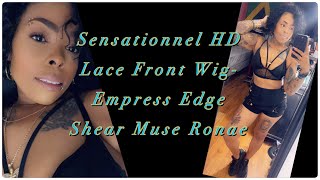 Affordable Short Summer Time Lace Wig || Sensationnel Hd Lace Empress Edge Shear Muse Ronae