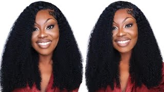 Most* Natural 24" Kinky Curly Wig For Woc |(Step By Step) Beginner Friendly Install |Ft.Nadula