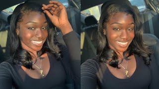 Best Affordable Straight Bob Pre Plucked Frontal Wig (Installation)| Asteria Hair
