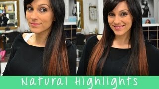 How To Add Natural Highlights With Clip On Hair Extensions | Instant Beauty