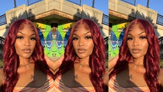 Amazon Must Have Burgundy #99J Body Wave Lace Wig | Installation Ft.Asteria Hair